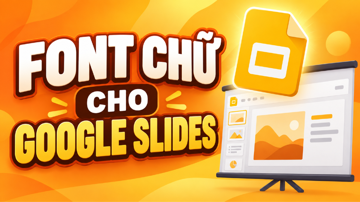 Top 15 font chữ cho Google Slides, pitch deck và proposal online