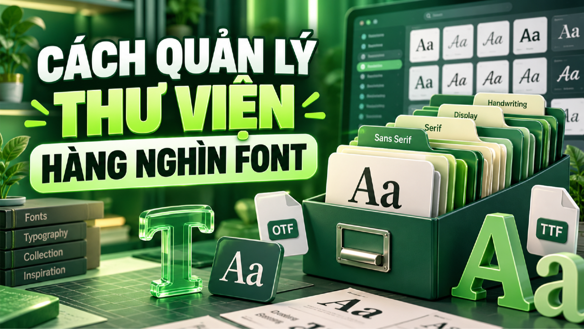 Cách quản lý thư viện hàng nghìn font, tìm và xóa font trùng