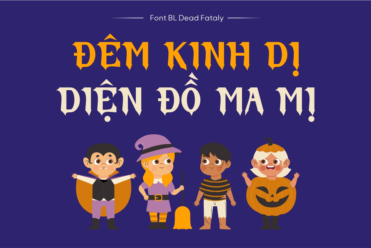 BL Dead Fataly - Font Gothic đầy ma mị