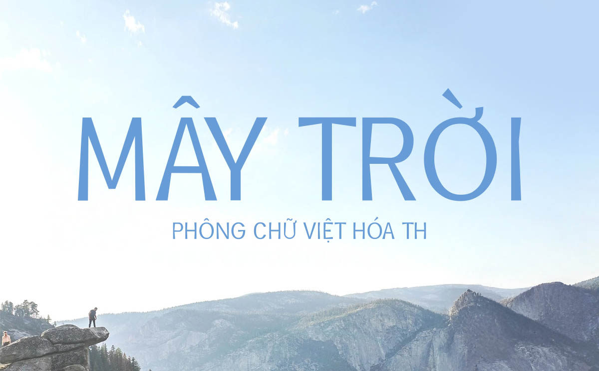 Font chữ Sans Serif Việt hóa phong cách hiện đại - TH Ervha Regular