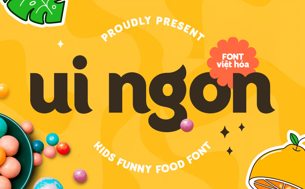 Phông chữ hoạt hình, cute đáng yêu TH Salgen Việt hóa