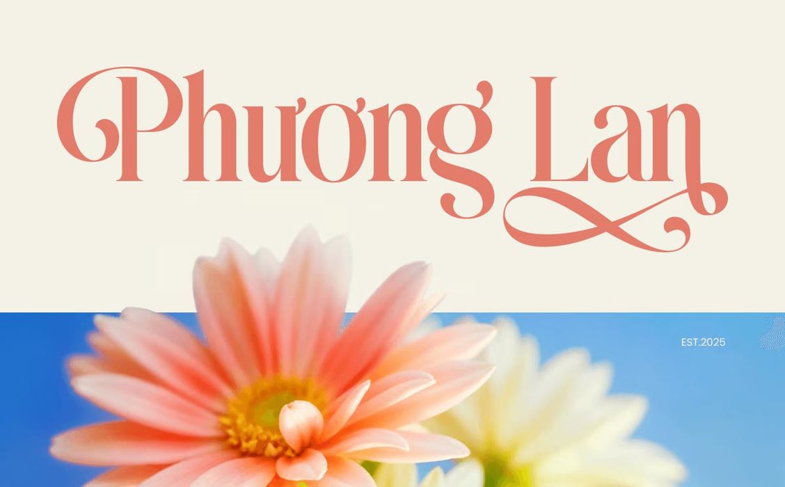 Phông chữ tiếng Việt uốn lượn cho ngành cưới TH Pinland Regular