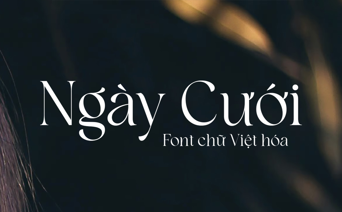 TH Billmake Regular - Font chữ serif sang trọng, hiện đại cho thiết kế ngày cưới